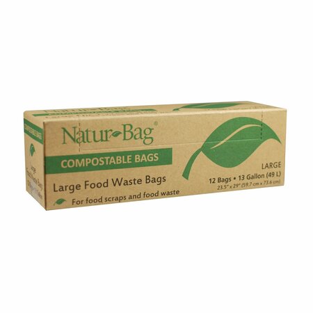 NATUR BAG NATUR-TEC Trash Bag, 13 gal Capacity NT1075-RTL-00007